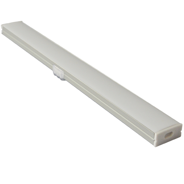 Surface Mount Aluminum LED Diffuser Channel For 20mm Multi-Row Flexible LED Strips